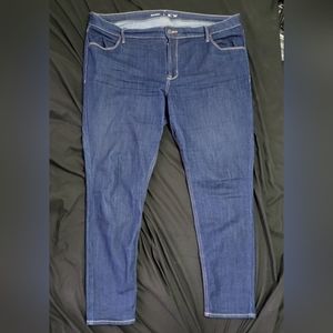 Plus size Dark blue Old Navy jeans, size 18